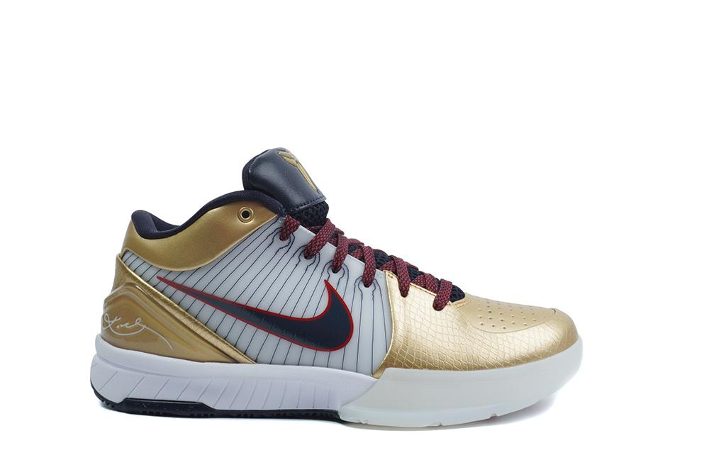 PK God Kobe 4 Protro Metallic Gold and Dark Obsidian RETAIL MATERIALS READY TO SHIP